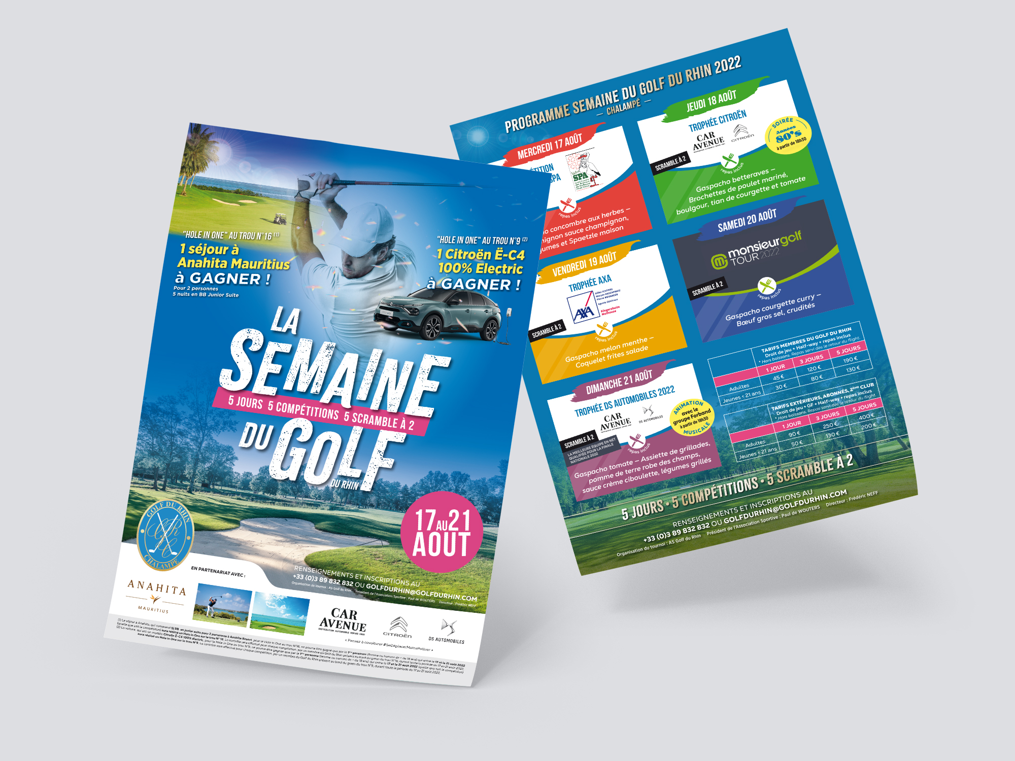 Flyer Golf du Rhin