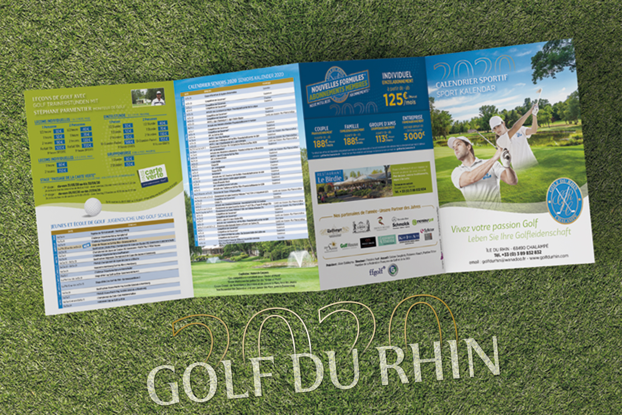 Dépliant Golf du Rhin