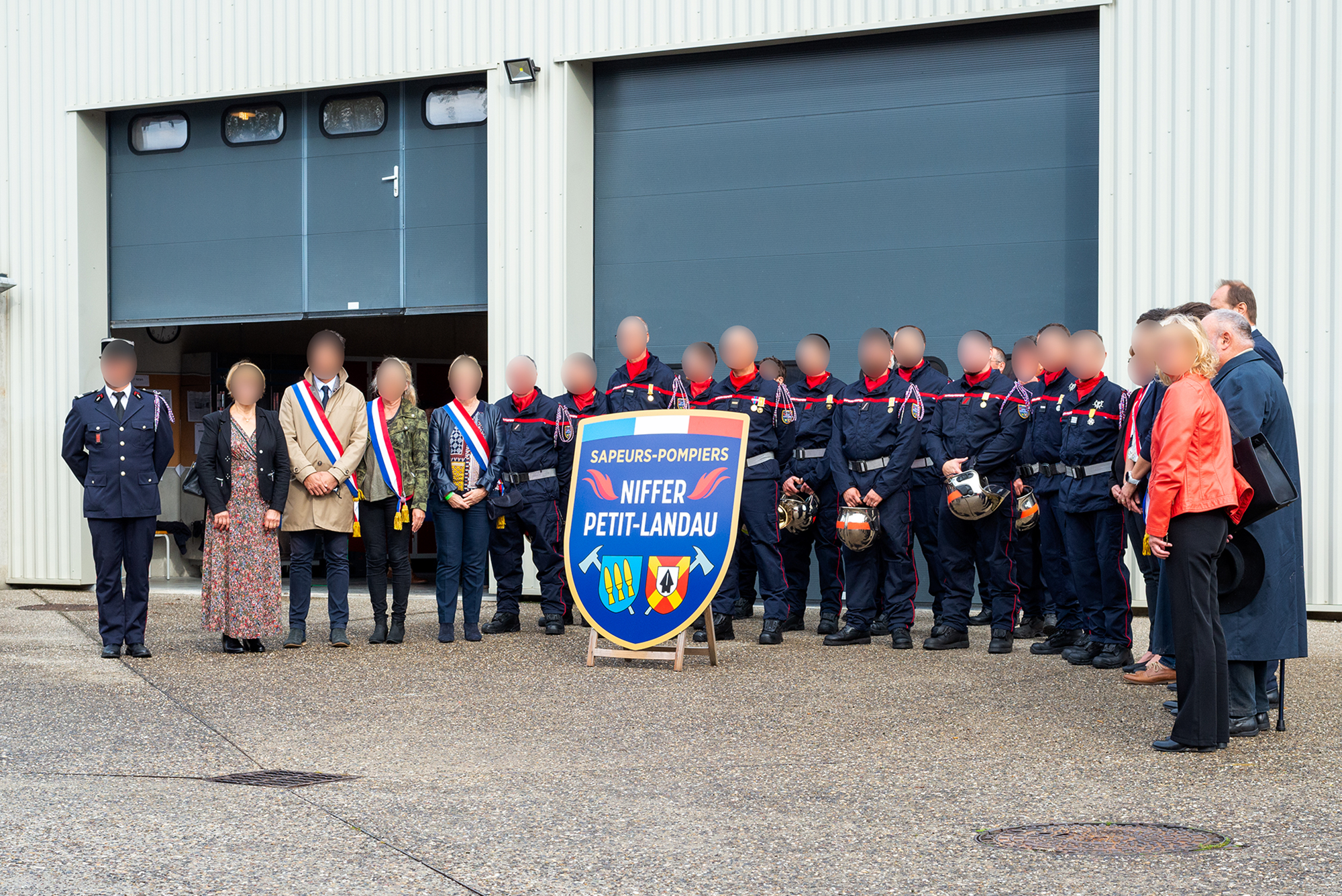 Blason sapeurs-pompiers Niffer Petit-Landau